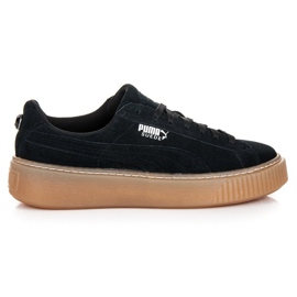 Puma Suede Platform Jewel Jr noir