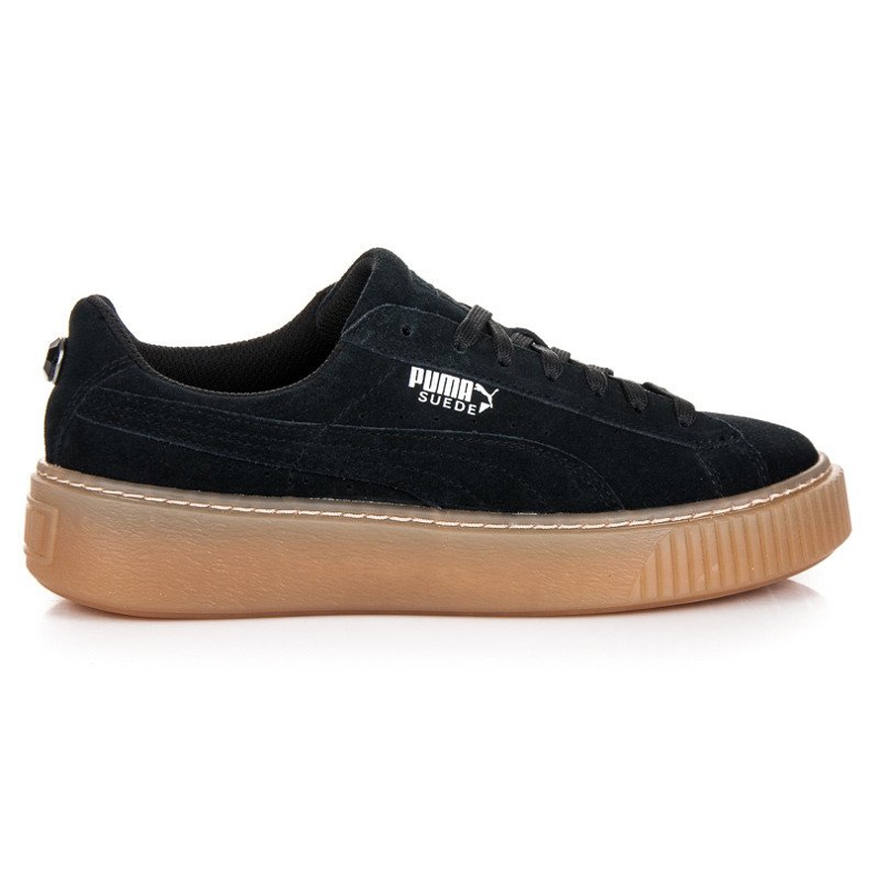 Puma Suede Platform Jewel Jr le noir