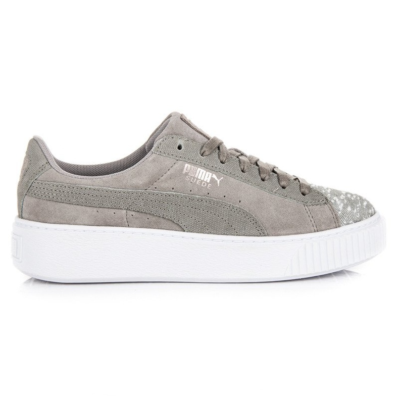 Puma Suede Platform Peblle WN`S gris