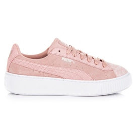 Puma Suede Platform Pebble WN`S rose
