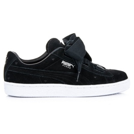 Puma Suede Coeur Valentine Jr noir