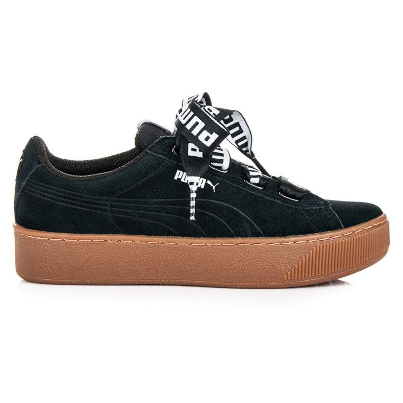 Puma vikky pltfm ruban gras le noir