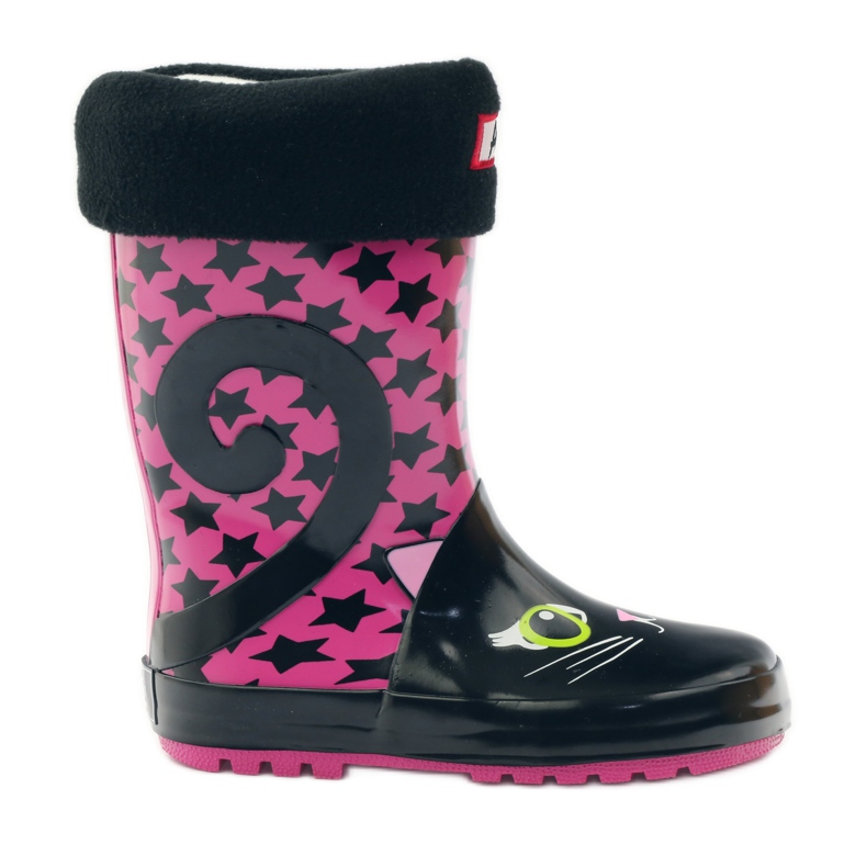 American Club Chaussette Galoches + insert chaton américain rose le noir American Club Chaussette Galoches + insert chaton américain rose le noir
