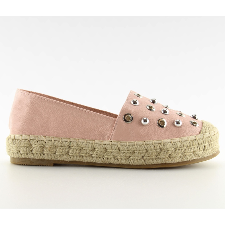 Espadrilles roses pour femme 7680 Rose