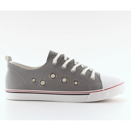 Gris Baskets pour femmes FG-2767 gris