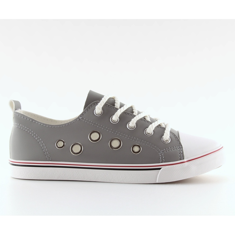 Gris Baskets pour femmes FG-2767 gris