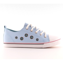 Baskets bleues pour femmes FG-2767 Bleu