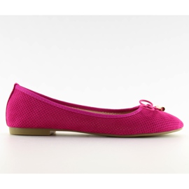Ballerines classiques fuchsia LK20P fuchsia rose