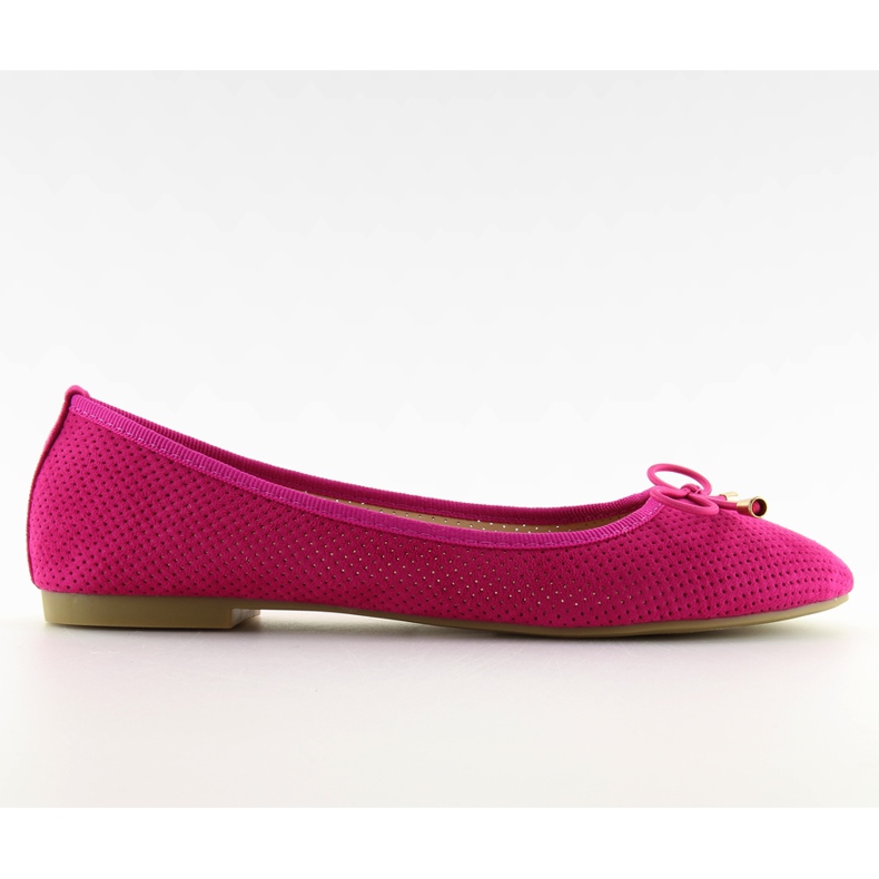 Ballerines classiques fuchsia LK20P fuchsia rose