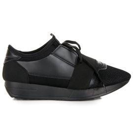 Chaussures de sport à enfiler le noir