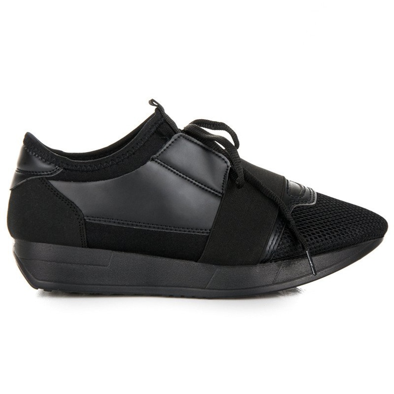 Chaussures de sport à enfiler le noir
