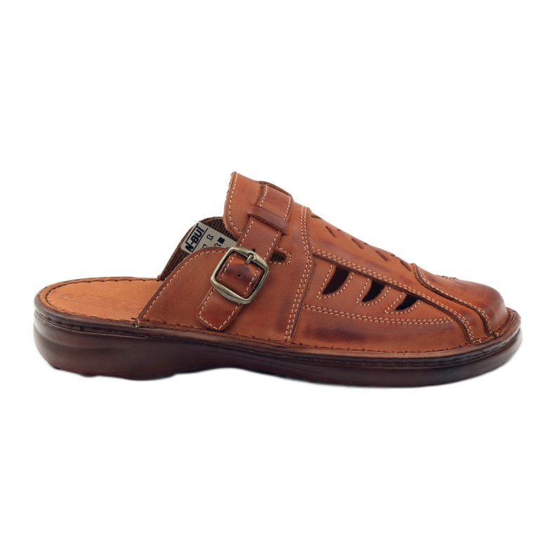 Naszbut chaussons en cuir 045 marron brun