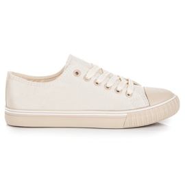 Baskets en daim brun