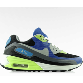 Chaussures de sport Air B306M bleu-gris noir vert