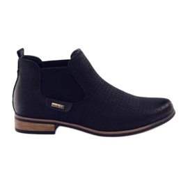 Bottines Filippo Jodhpur à enfiler noires le noir