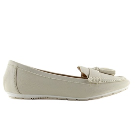 Mocassins femme beiges 3147 Beige