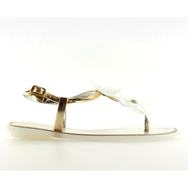 Sandales meliski blanc KG19P gelée blanche