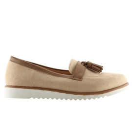 Mocassins femme beige 9167 Beige Mocassins femme beige 9167 Beige