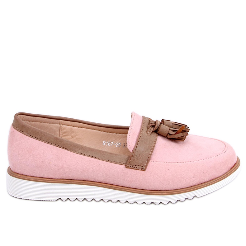 BM Rose Mocassins femme roses 9167 Rose