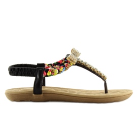 Sandales noires D567 noir le noir