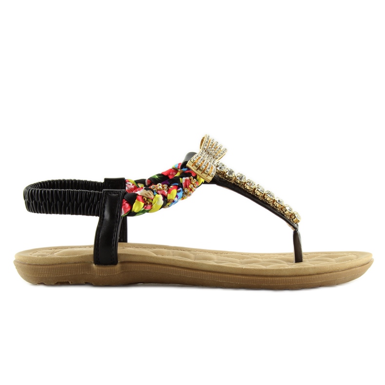 Sandales noires D567 noir le noir