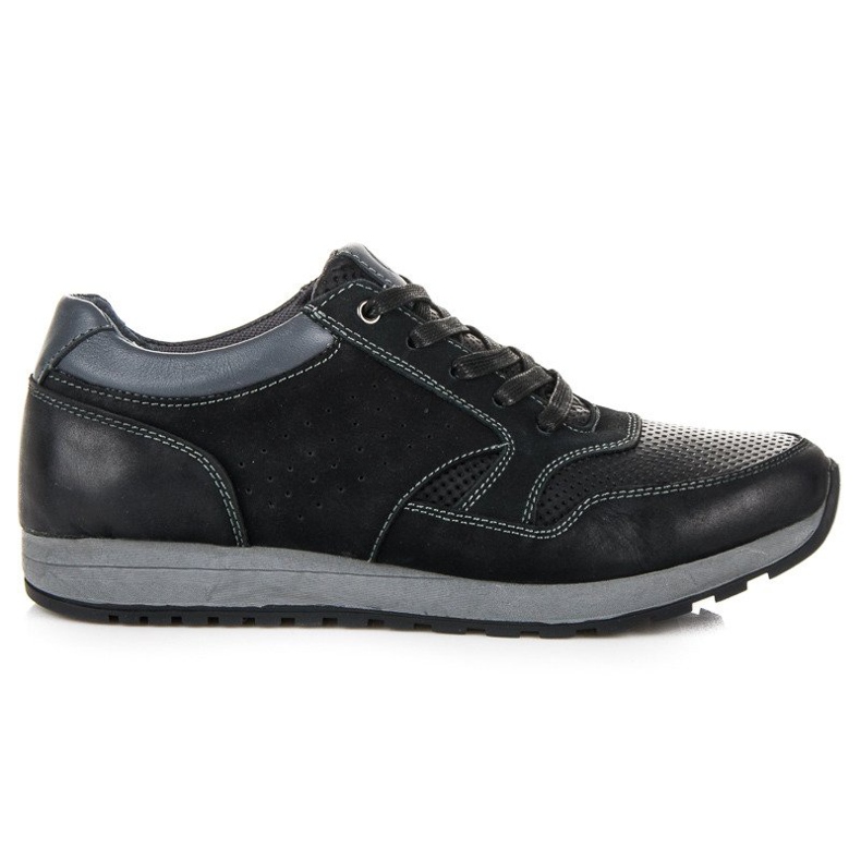 Chaussures de sport en cuir new age le noir