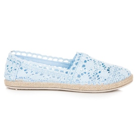 Seastar Espadrilles bleues en dentelle