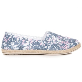 Seastar Espadrilles style bohème bleu rose