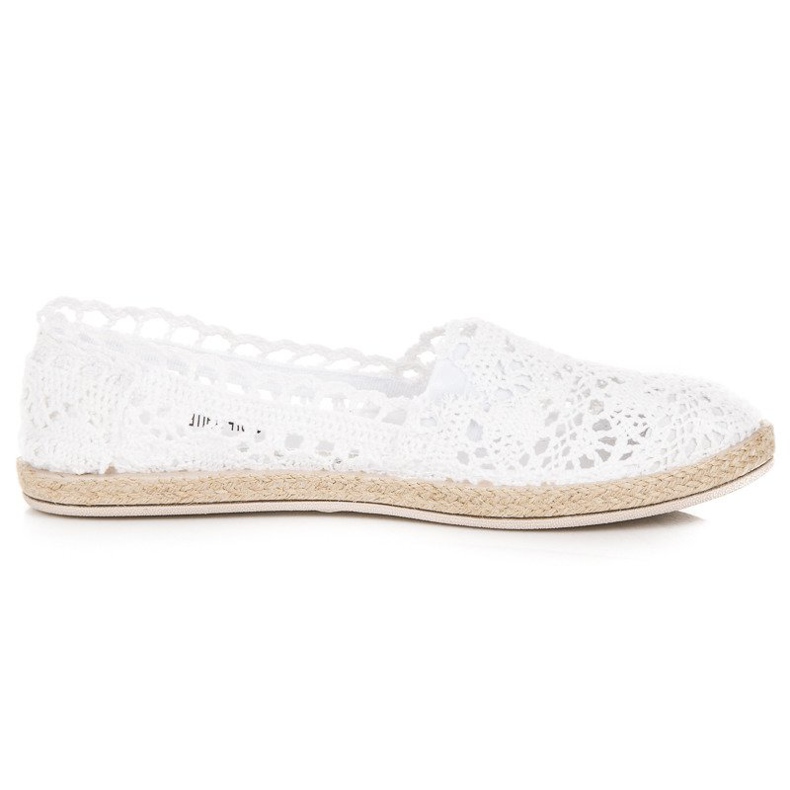 Seastar Espadrilles blanches en dentelle