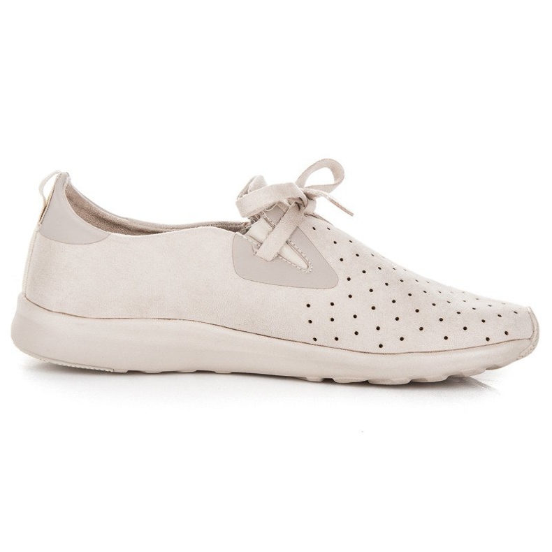 Kylie Slipons en daim ajouré brun