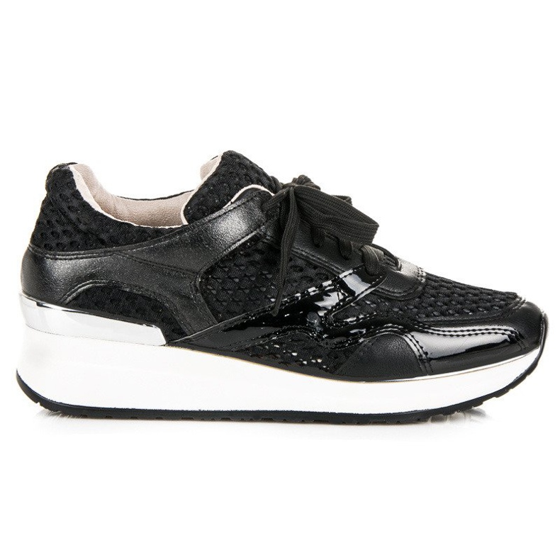 Kylie Baskets noires à mailles le noir Kylie Baskets noires à mailles le noir