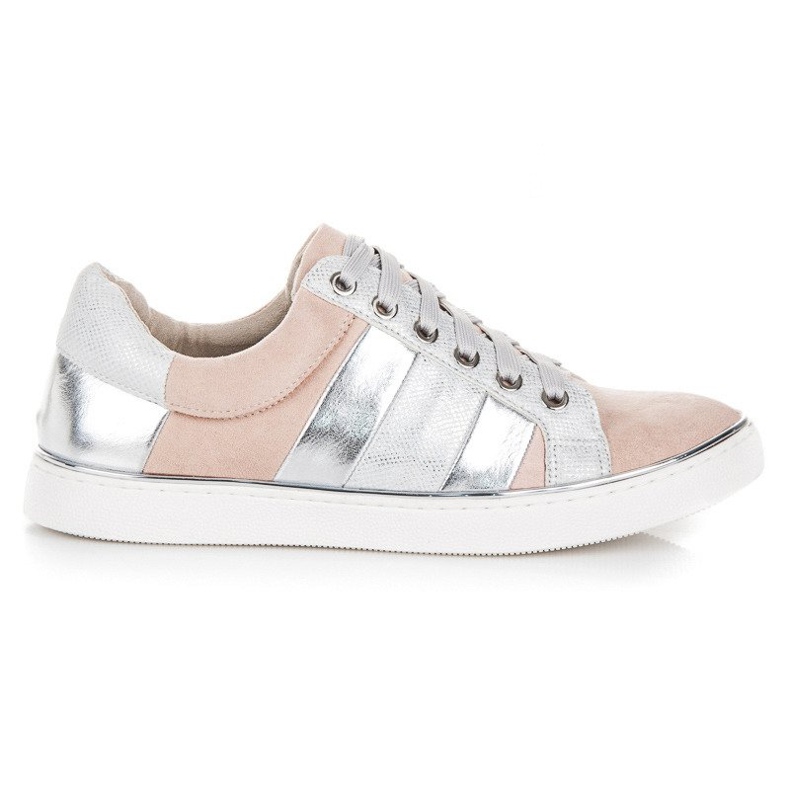 Kylie Baskets à la mode attachées rose gris Kylie Baskets à la mode attachées rose gris
