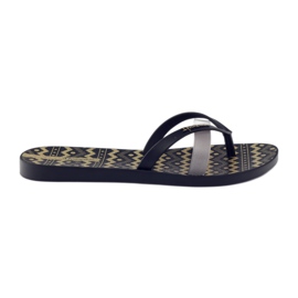 Chaussons femme loisirs Ipanema 82289 le noir jaune