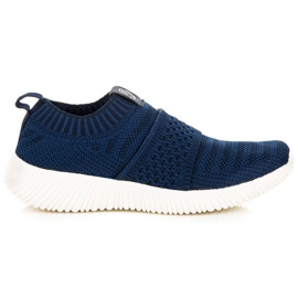 Kylie Espadrilles textiles à enfiler bleu