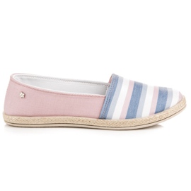 Espadrilles à enfiler Vices rose
