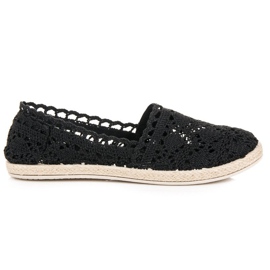 Seastar Espadrilles en dentelle noire