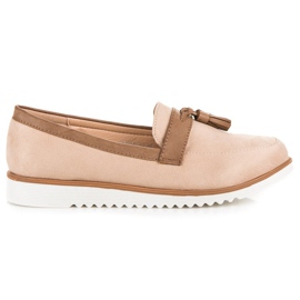 Boho vices mocassins beiges