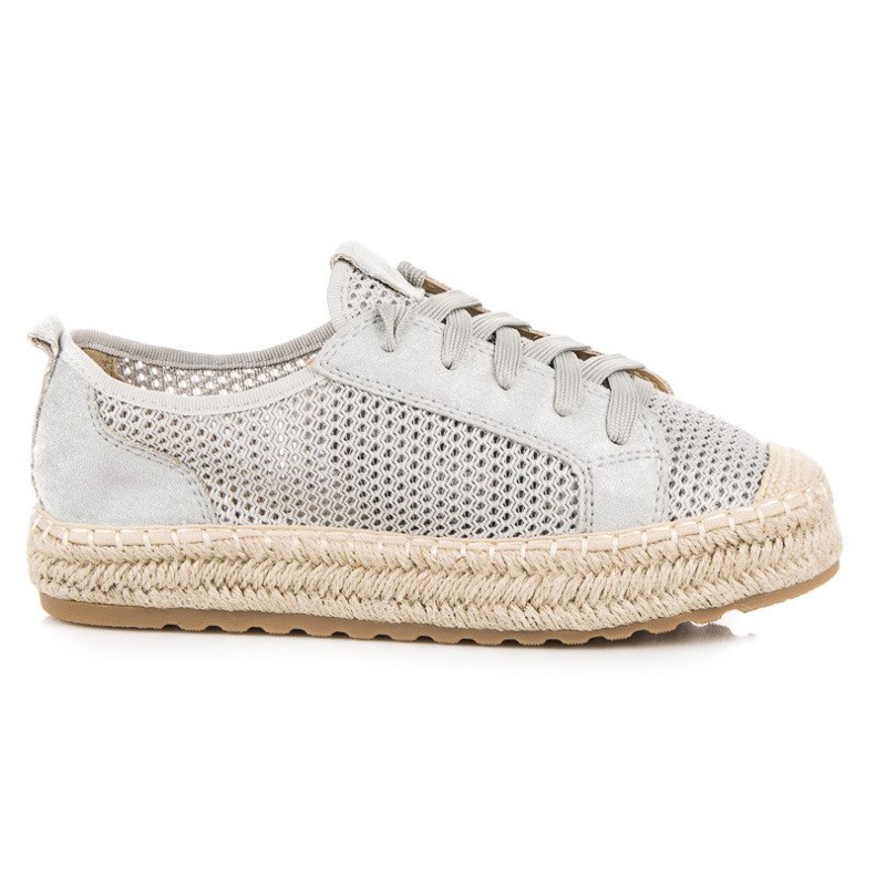 Seastar Espadrilles Ajourées Sur La Reliure gris