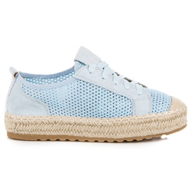 Seastar Espadrilles Ajourées Sur La Reliure bleu