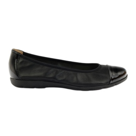 Caprice Ballerinas pour femmes confortables 9-22152-28 noir avec onair le noir