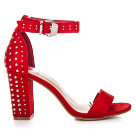 Seastar Sandales en daim sur un poteau rouge
