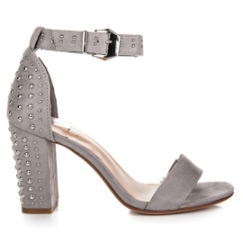 Seastar Sandales en daim sur un poteau gris