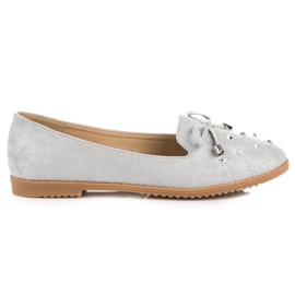 Coura Mocassins en daim gris