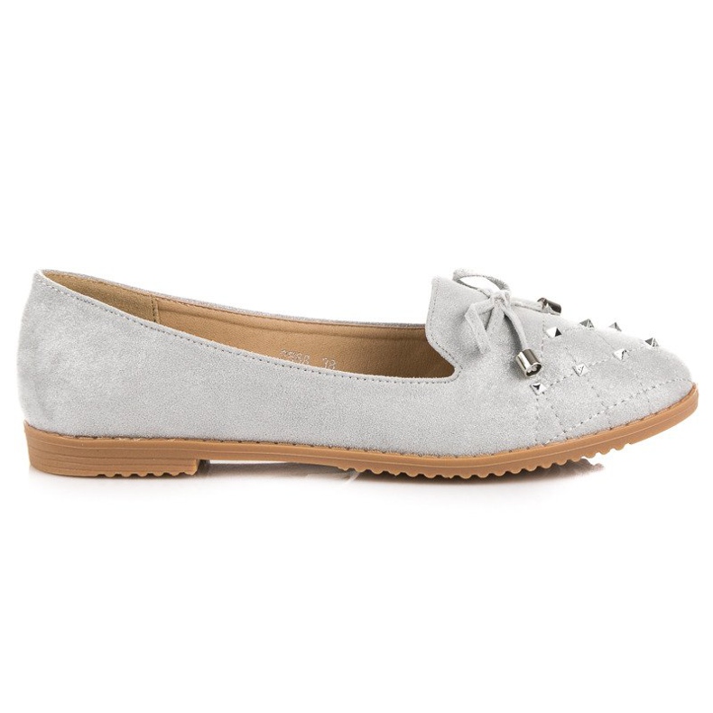 Coura Mocassins en daim gris