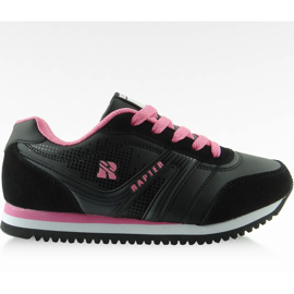 B686 chaussures de course en noir et rose le noir