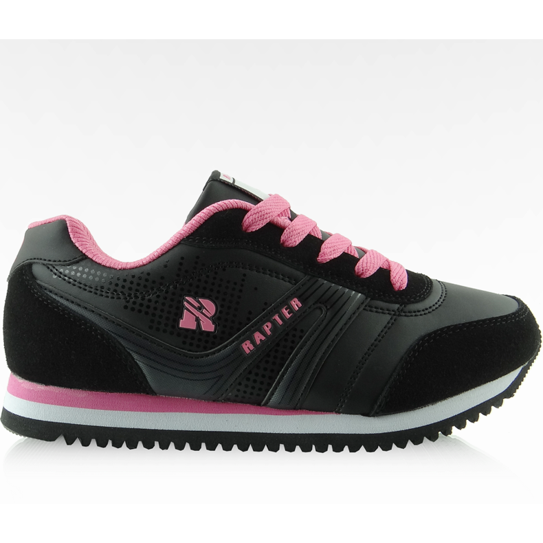 B686 chaussures de course en noir et rose le noir