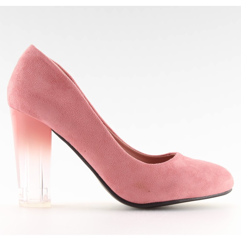 Escarpin a talon ombre rose 889-6 Rose
