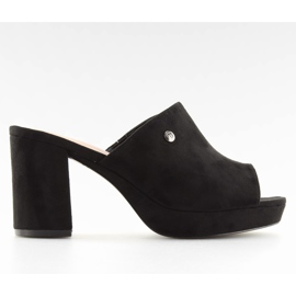 Talons hauts noirs FLD-3K41 noirs le noir