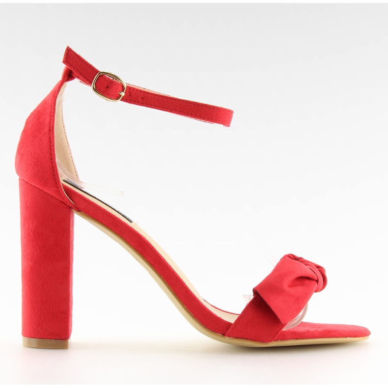 Sandales rouges à talons hauts 118-11 rouge