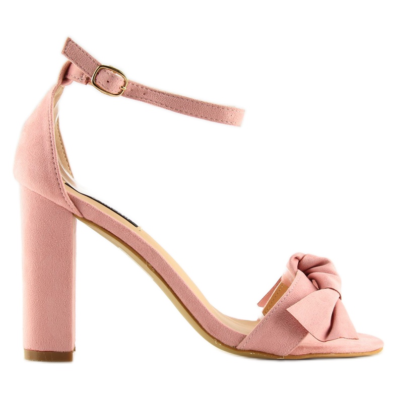 Sandales à talons roses 118-11 rose Sandales à talons roses 118-11 rose